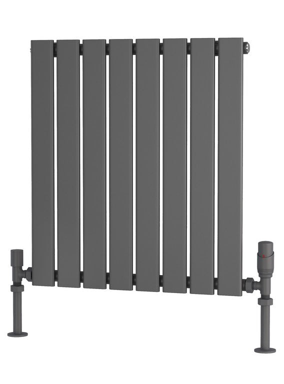 Traderad Flat Tube Steel Anthracite Horizontal Designer Radiators