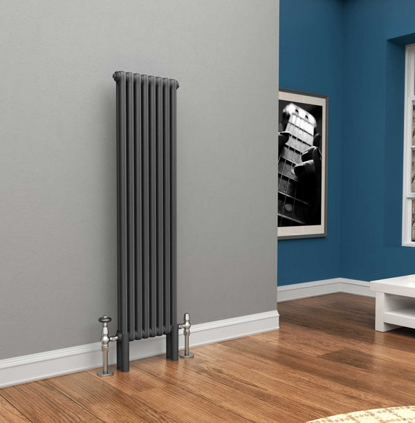 TradeRad Premium Anthracite Vertical 2/3 Column Radiators