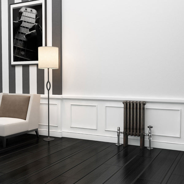 TradeRad Premium Raw Metal Lacquer Horizontal Column Radiator