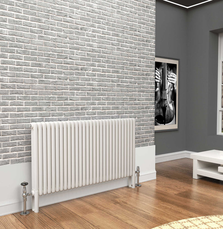 TradeRad Premium White 2 Or 3 Column Horizontal Radiators