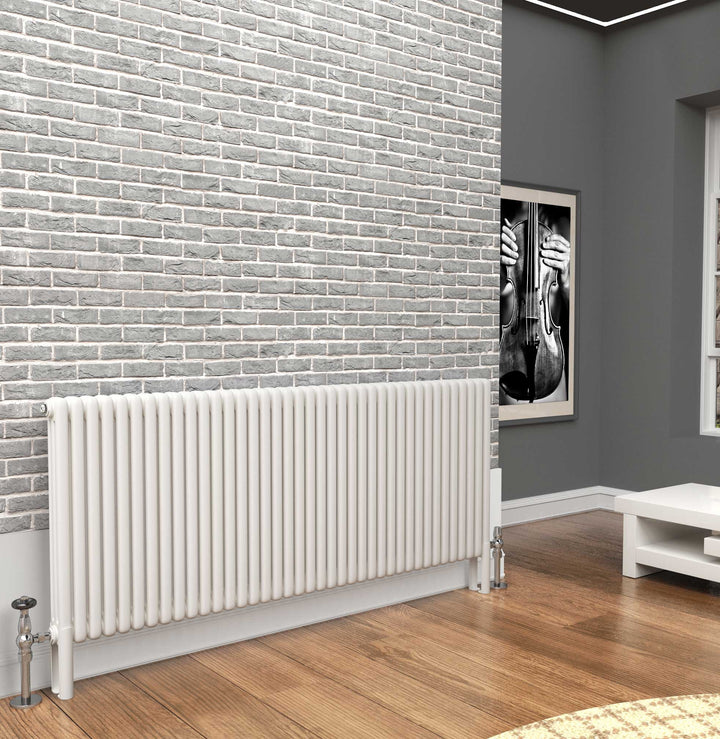 TradeRad Premium White 2 Or 3 Column Horizontal Radiators