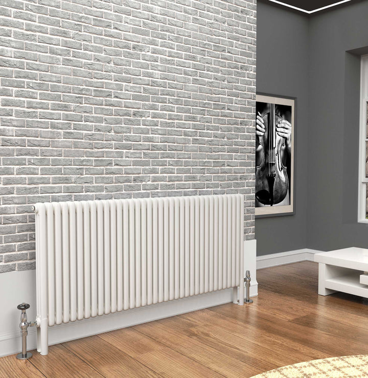 TradeRad Premium White 2 Or 3 Column Horizontal Radiators