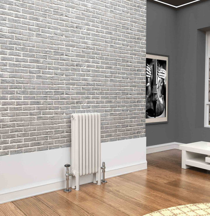 TradeRad Premium White 4 Column Horizontal Radiators
