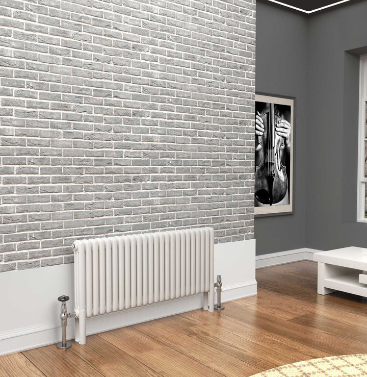 TradeRad Premium White Horizontal Column Radiators