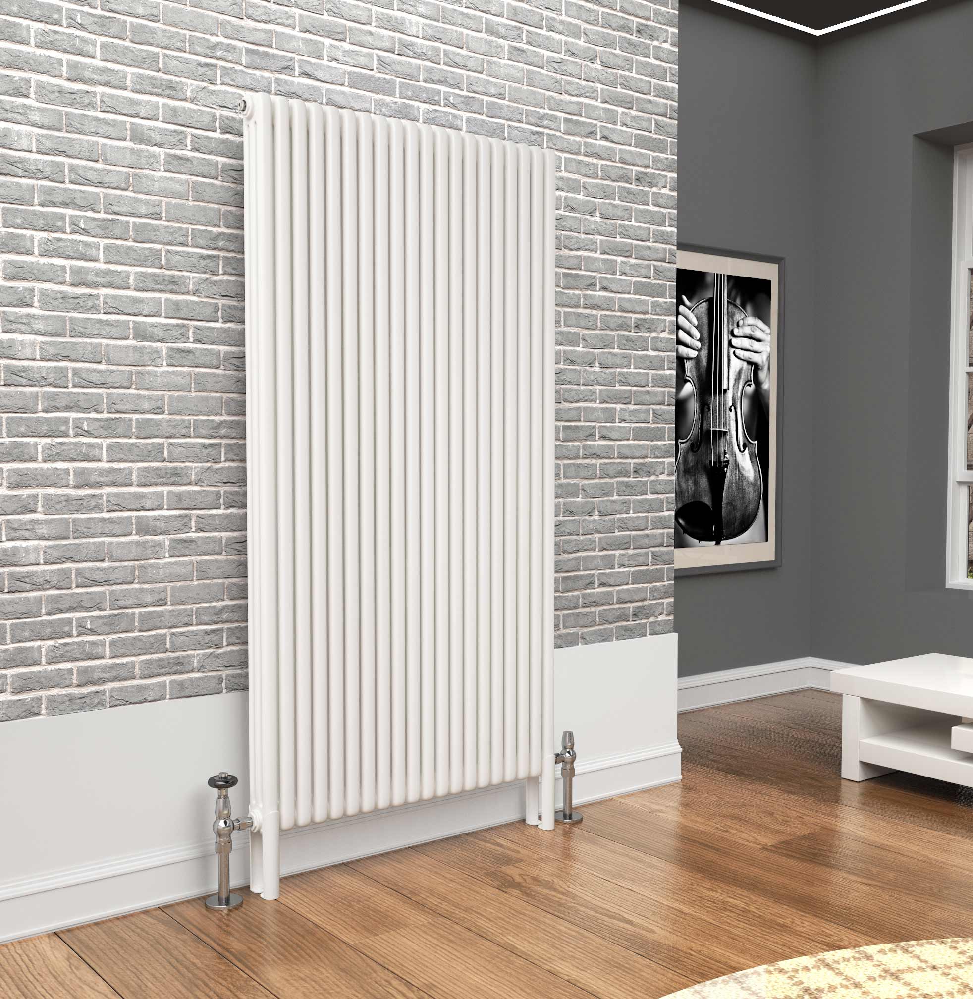 TradeRad Premium White Vertical 2/3 Column Radiators