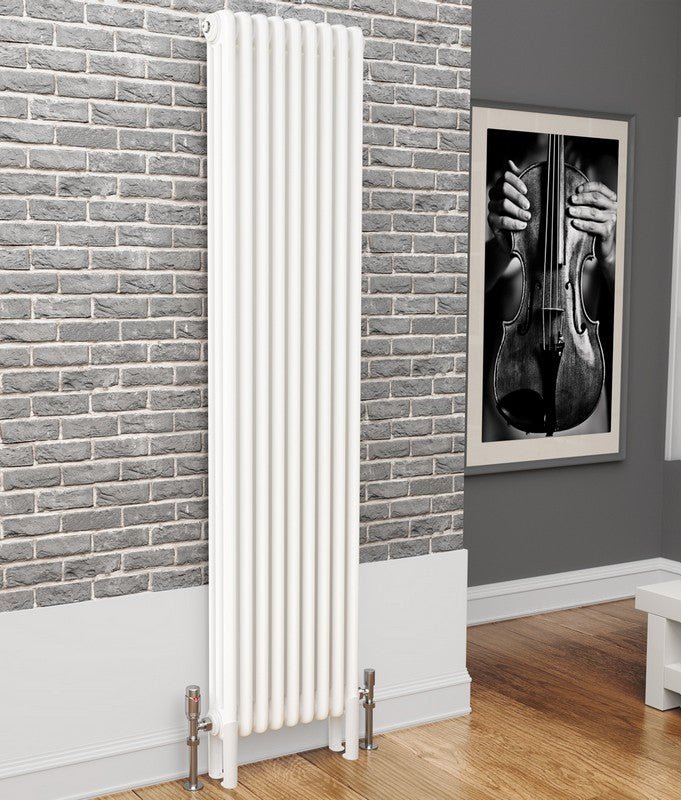 Trad Box Radiator TradeRad Premium White Vertical 2/3 Column Radiators - Tradeplumbing