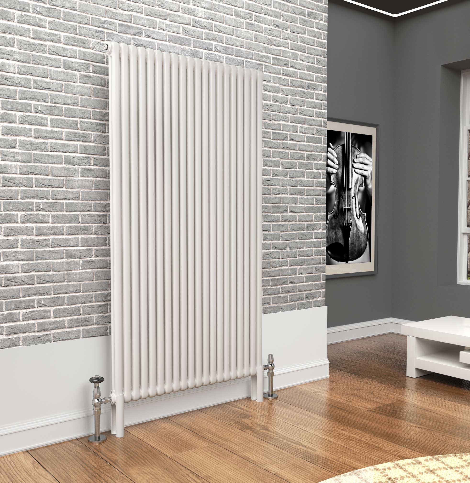 TradeRad Premium White Vertical 2/3 Column Radiators