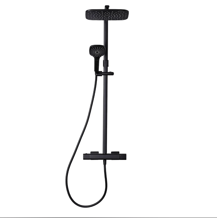 Triton Velino Cool Touch Bar Diverter Mixer - Black