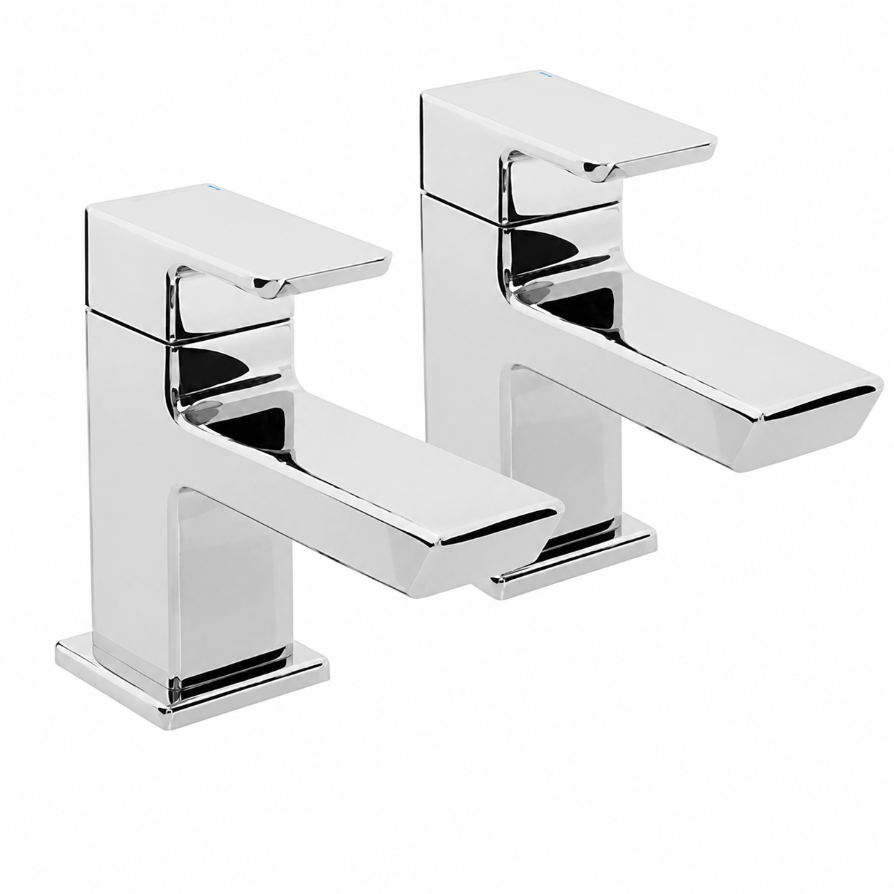 Bristan - Cobalt Square Bath Tap Pair - Chrome