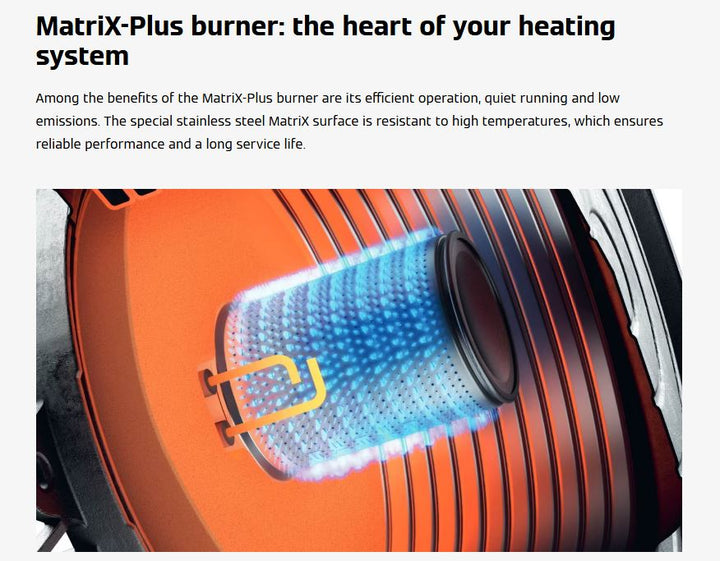 Vitodens 025 Gas condensing 28KW boiler with Flu