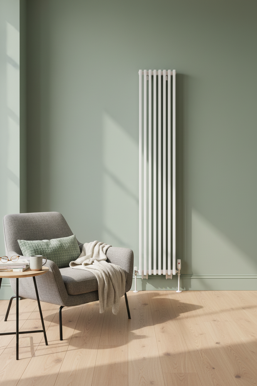 Eastbrook Rowsham Matt White Steel Vertical Designer – Tradeplumbing
