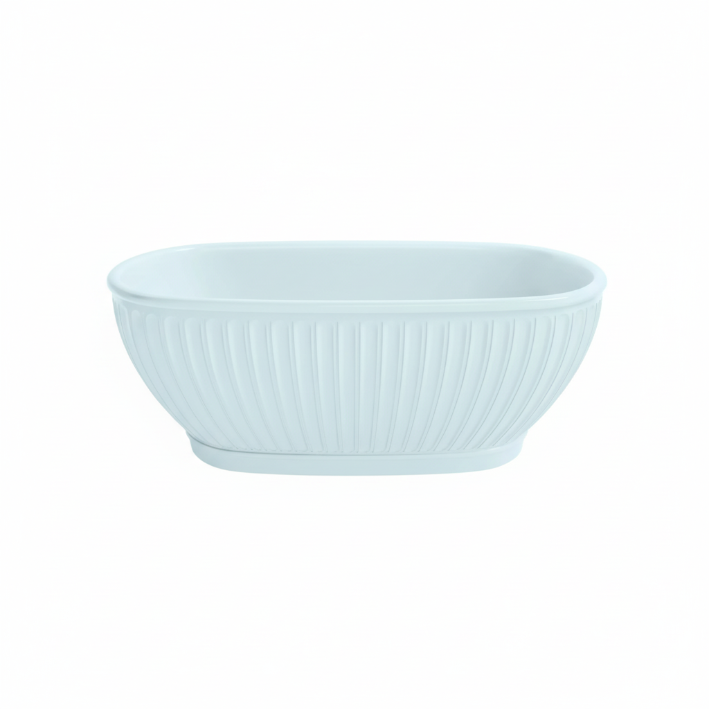 BC Designs - Casini Cian Solid Surface Freestanding Bath