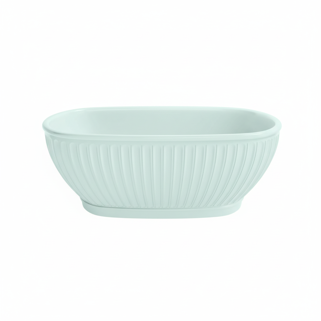 BC Designs - Casini Cian Solid Surface Freestanding Bath