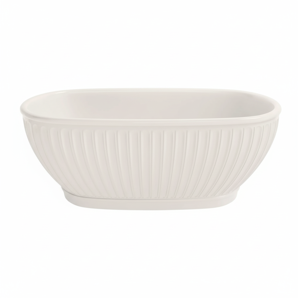 BC Designs - Casini Cian Solid Surface Freestanding Bath