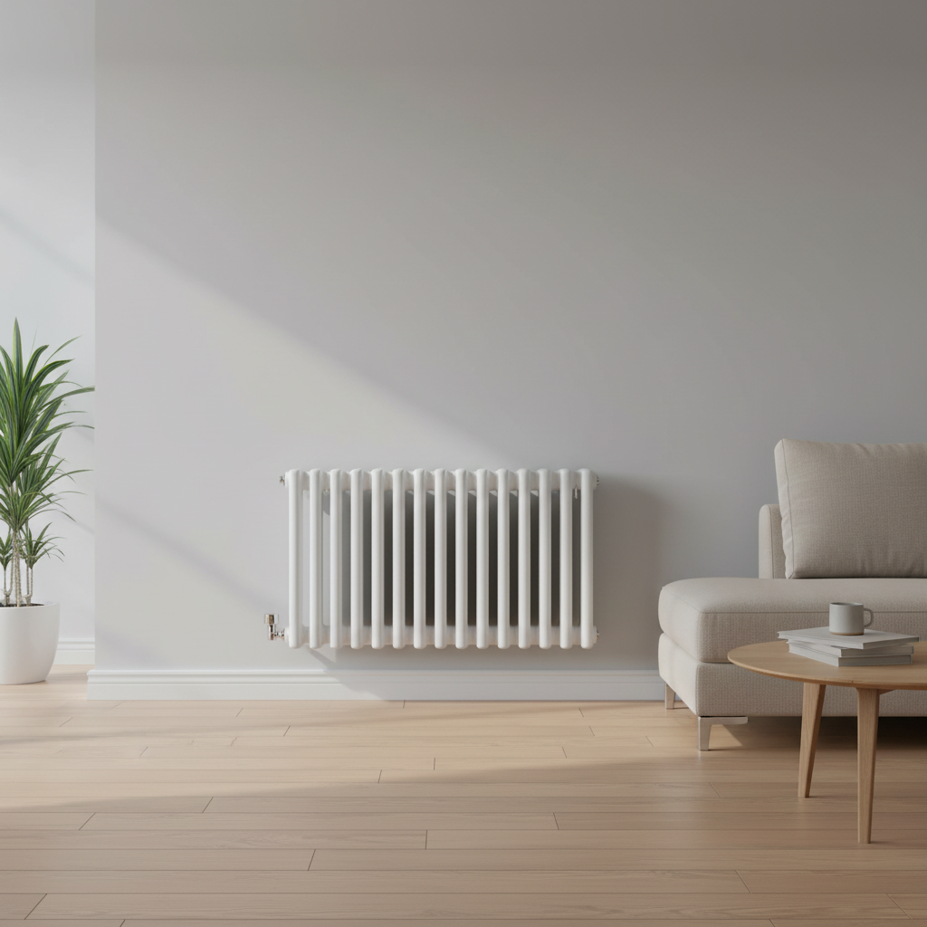 Trade Plumbing - Paragon 3 Column Horizontal Radiator - White ...