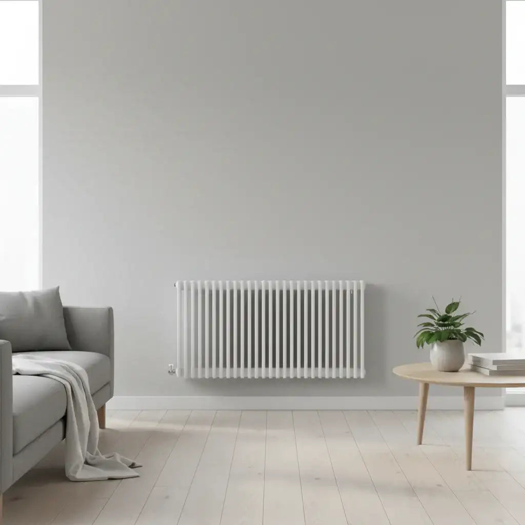 Trade Plumbing - Paragon 4 Column Horizontal Radiator - White