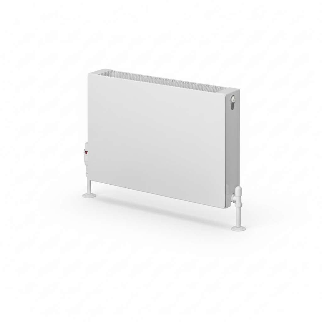White radiator product - square format