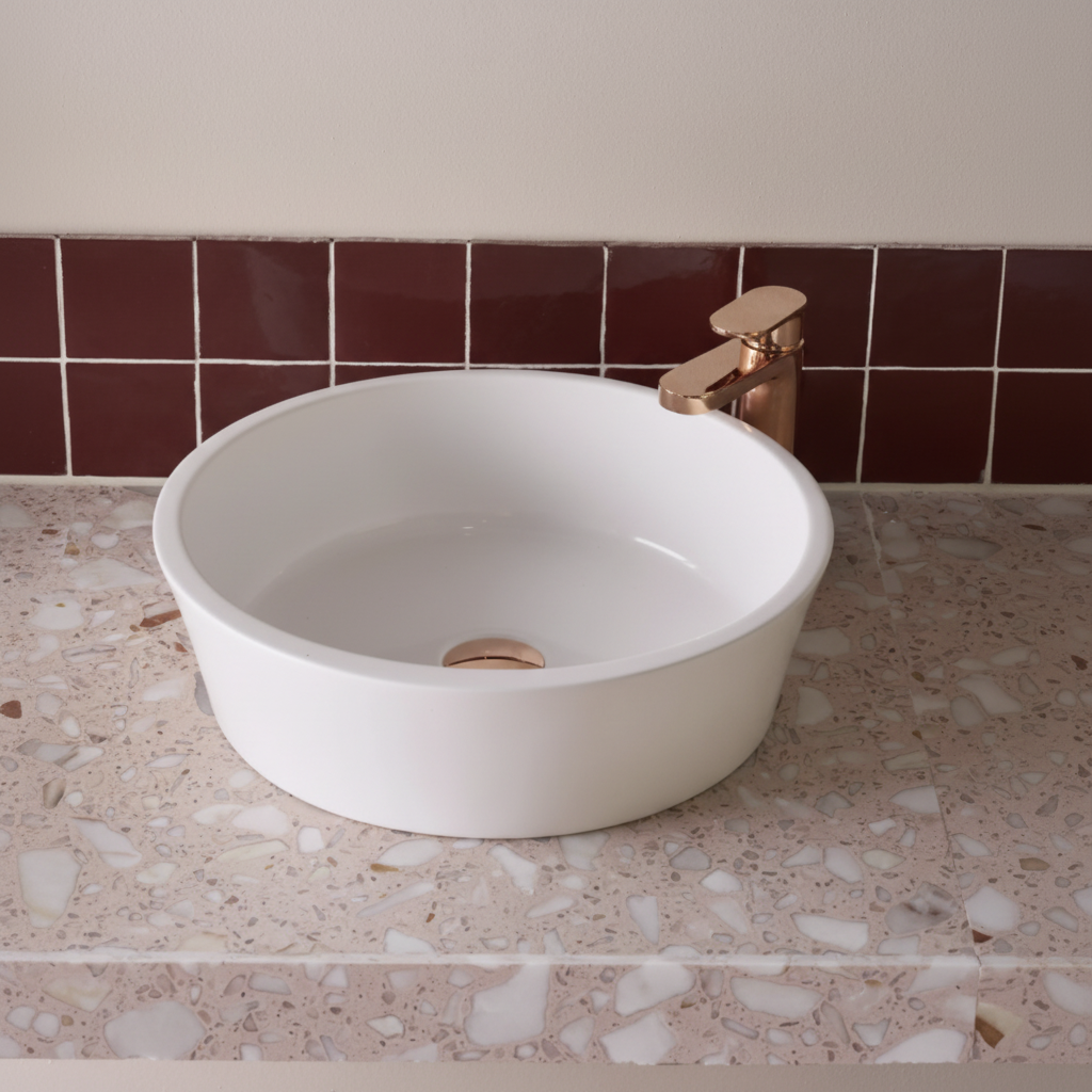White Round Basin Enhanced 1:1