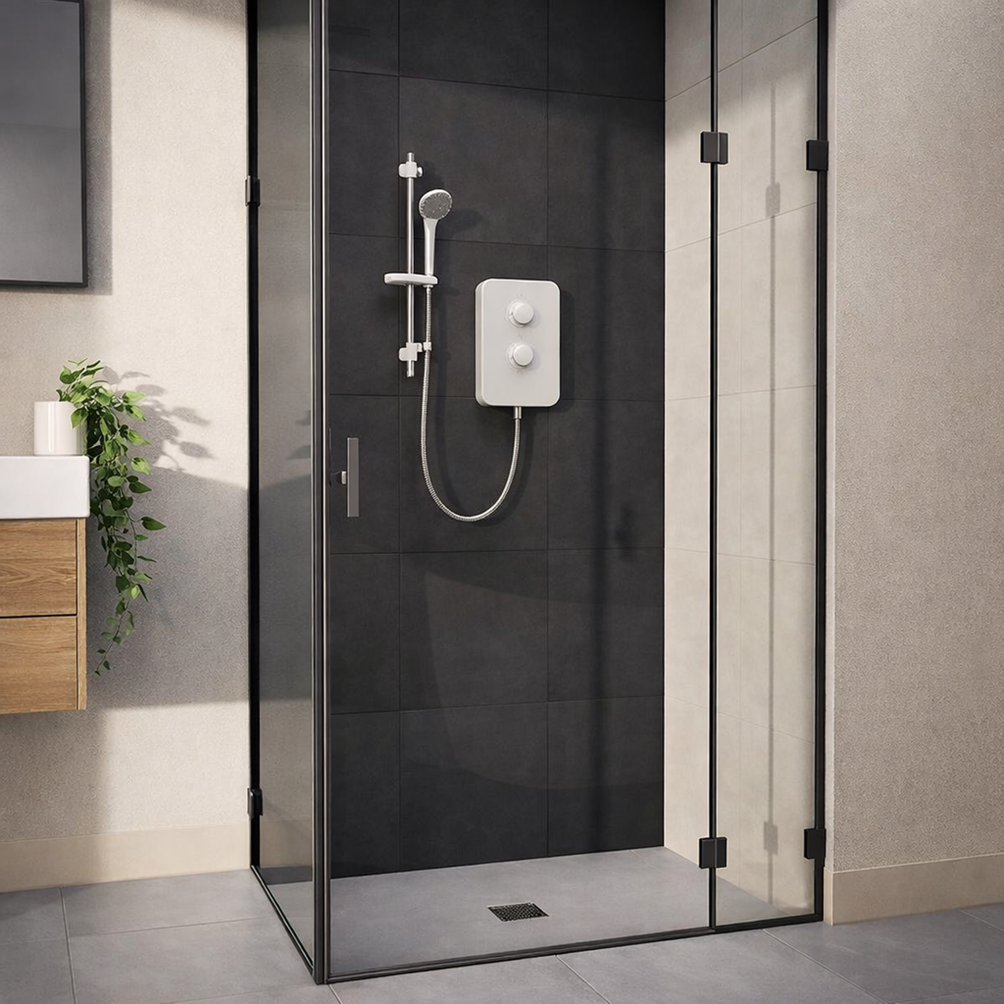 E2 APL Aqualisa Electric Shower With 3 Mode Handset 10 5kW Multifit E2 APL Aqualisa Electric Shower With 3 Mode Handset 10 5kW Multifit