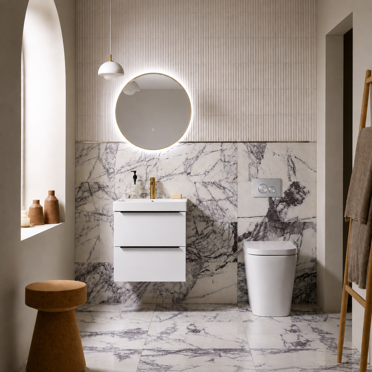 Tavistock - Cadence 500 Wall Mounted Unit - Gloss White