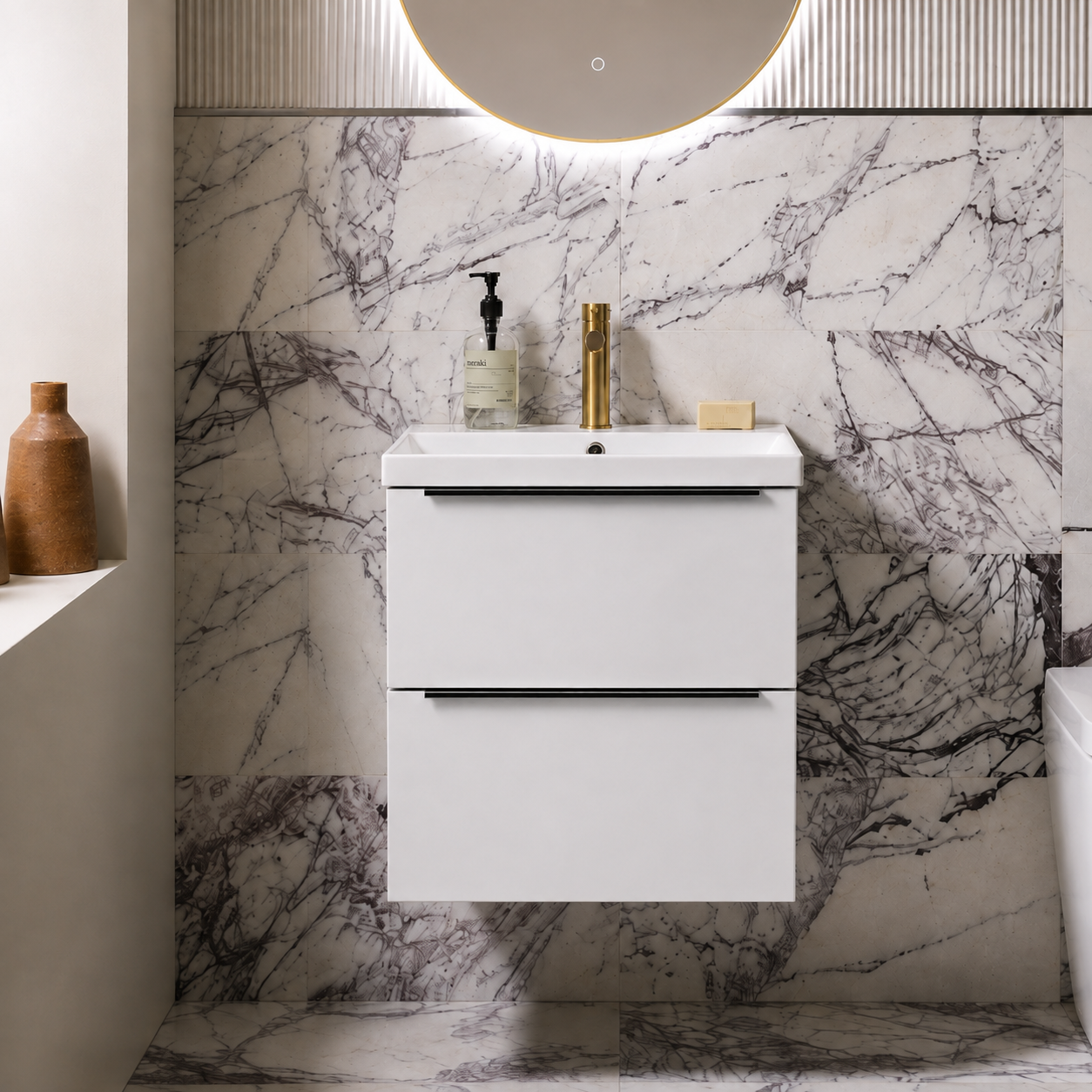 Tavistock - Cadence 500 Wall Mounted Unit - Gloss White
