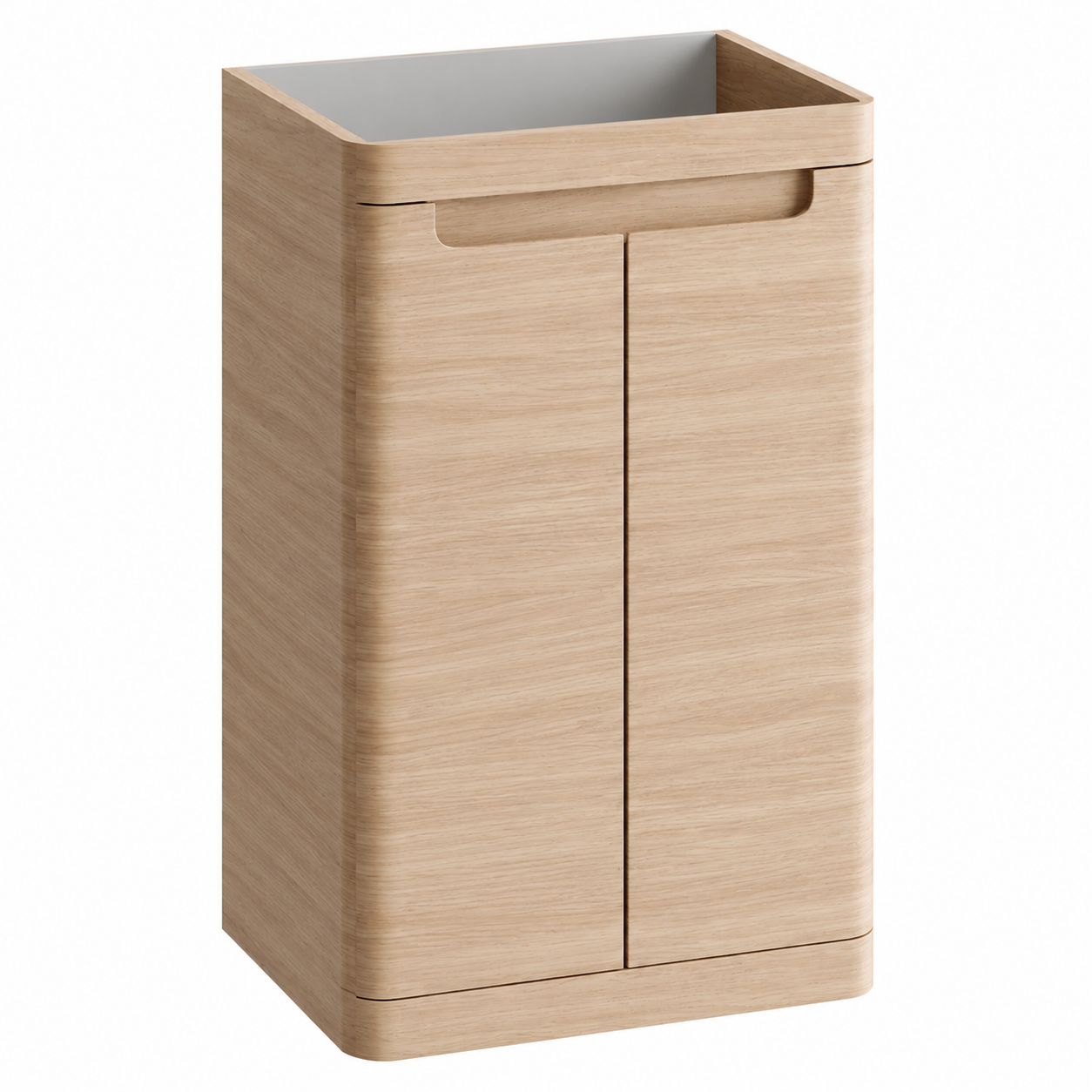 Hib - Camber Compact Floor Standing Vanity Unit - Matt Blue