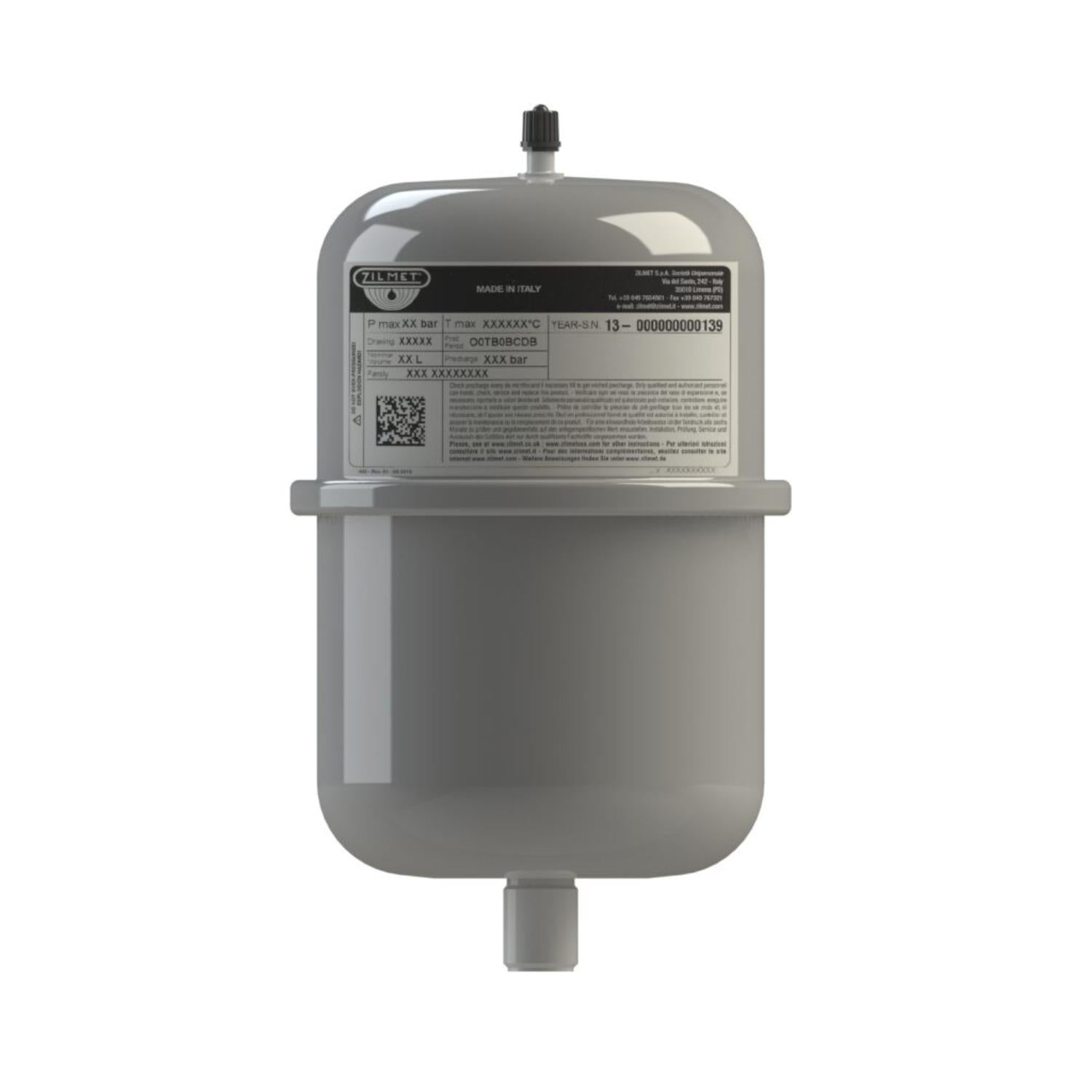 Zilmet HYDRO - PRO Potable Water Expansion Vessel For Electrical Pumps, Blue