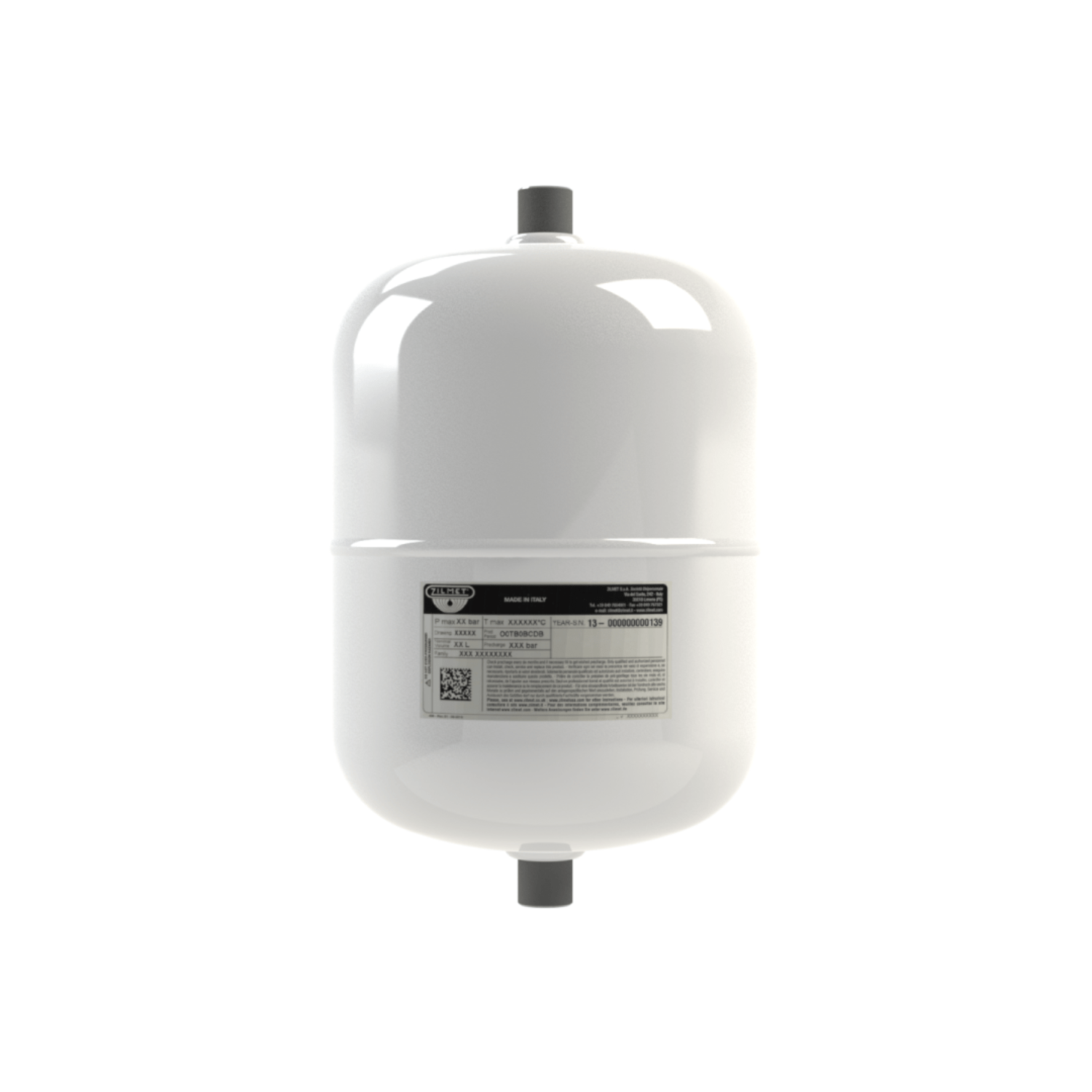 Zilmet VSG Expansion Vessel For Temperature Reducing In Solar Systems