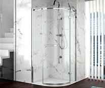 Merlyn 8 Series Frameless Quadrant Shower Doors
