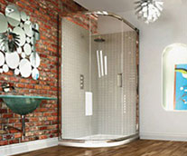 Merlyn 8 Series Offset Quadrant Shower Door