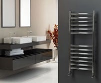 Curved Stainless Steel Electric Heated Towel Rails