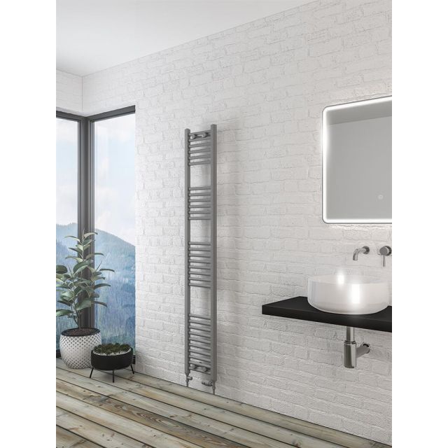Alt Tag Template: Buy Eastbrook Wingrave 1800 x 300mm Straight Matt Grey Towel Rail by Eastbrook for only £134.98 in Towel Rails, Eastbrook Co., Designer Heated Towel Rails at Main Website Store, Main Website. Shop Now