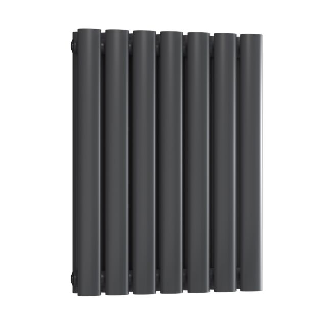 Alt Tag Template: Buy Reina Neva Steel Anthracite Horizontal Designer Radiator 550mm H x 413mm W Double Panel Dual Fuel - Standard by Reina for only £226.69 in Shop By Brand, Radiators, Dual Fuel Radiators, Reina, Dual Fuel Standard Radiators, Dual Fuel Standard Horizontal Radiators at Main Website Store, Main Website. Shop Now