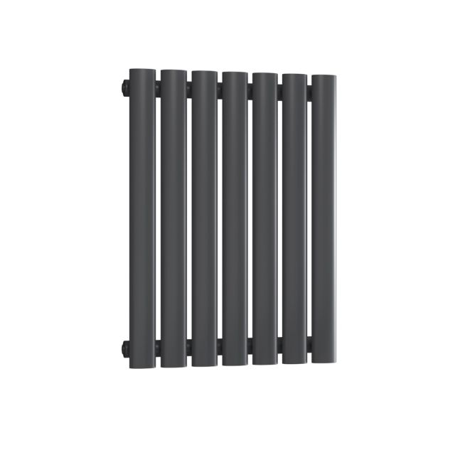 Alt Tag Template: Buy Reina Neva Steel Anthracite Horizontal Designer Radiator 550mm H x 413mm W Single Panel Dual Fuel - Thermostatic by Reina for only £226.91 in Shop By Brand, Radiators, Dual Fuel Radiators, Reina, Dual Fuel Thermostatic Radiators, Dual Fuel Thermostatic Horizontal Radiators at Main Website Store, Main Website. Shop Now