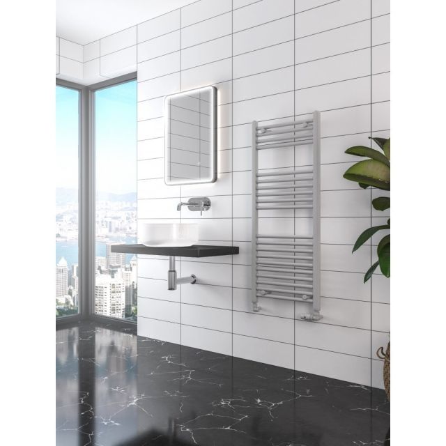 Alt Tag Template: Buy Eastbrook Wingrave Straight Multirail 600 H x 400 W - Matt Grey by Eastbrook for only £77.76 in Towel Rails, Eastbrook Co., Designer Heated Towel Rails at Main Website Store, Main Website. Shop Now