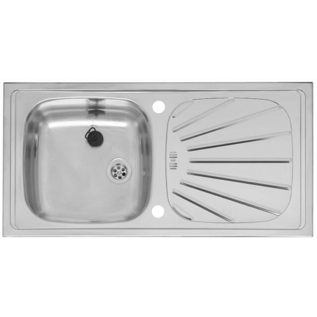Alt Tag Template: Buy Reginox Alpha Stainless Steel Inset Kitchen Sink by Reginox for only £75.70 in Autumn Sale, February Sale, January Sale, Reginox, Stainless Steel Kitchen Sinks, Reginox Stainless Steel Kitchen Sinks at Main Website Store, Main Website. Shop Now