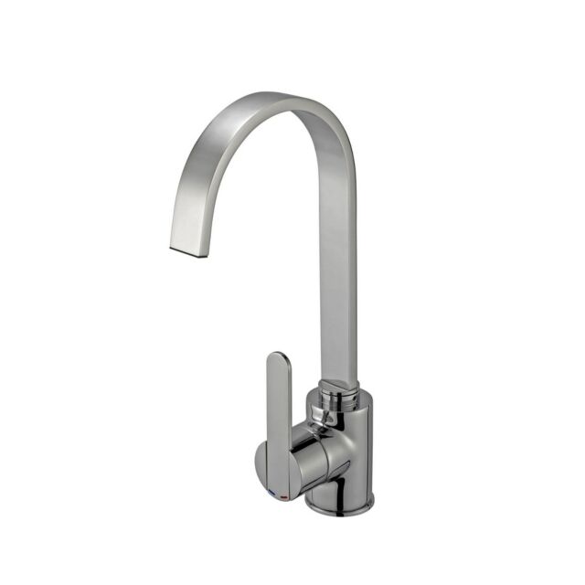 Alt Tag Template: Buy Reginox Amur Brushed Steel Kitchen Sink Mixer Tap by Reginox for only £153.57 in Reginox, Reginox Kitchen Taps, Kitchen Mono Mixer Taps at Main Website Store, Main Website. Shop Now