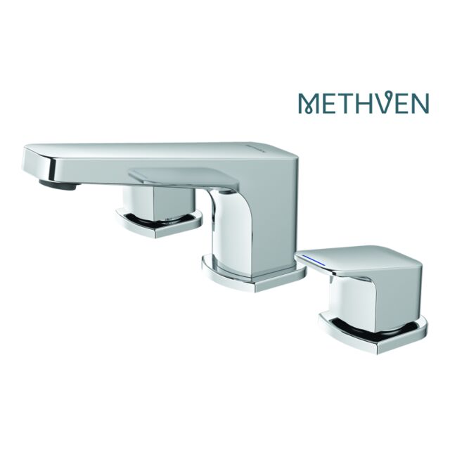 Alt Tag Template: Buy Methven Waipori 3 Hole Deck Mounted Basin Mixer Tap by Methven Deva for only £350.46 in Methven Taps at Main Website Store, Main Website. Shop Now