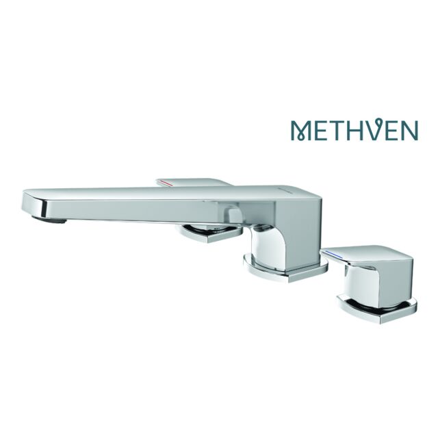 Alt Tag Template: Buy Methven Waipori 3 Hole Deck Mounted Bath Mixer Tap by Methven Deva for only £392.51 in Methven Taps at Main Website Store, Main Website. Shop Now
