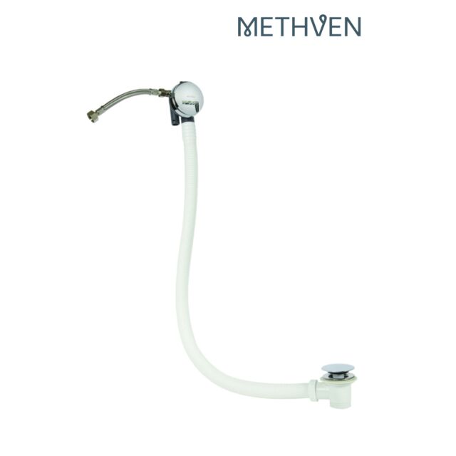 Alt Tag Template: Buy Methven Overflow Bath Filler with Clicker Waste by Methven Deva for only £245.32 in Taps & Wastes, Wastes, Methven, Bath Taps, Bath Wastes, Fillers at Main Website Store, Main Website. Shop Now