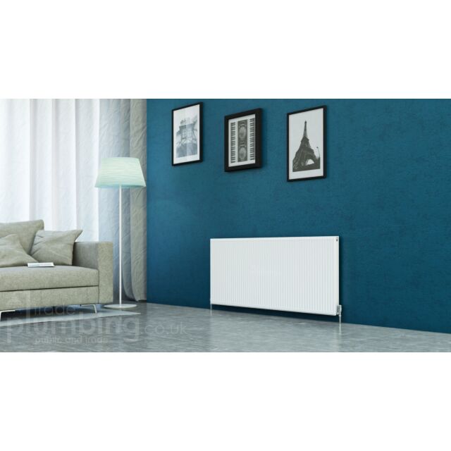Alt Tag Template: Buy Kartell Kompact Type 11 Single Panel Single Convector Radiator 600mm H x 1600mm W White by Kartell for only £131.12 in Autumn Sale, Radiators, View All Radiators, Kartell UK, Panel Radiators, Single Panel Single Convector Radiators Type 11, Kartell UK Radiators, 600mm High Radiator Ranges at Main Website Store, Main Website. Shop Now