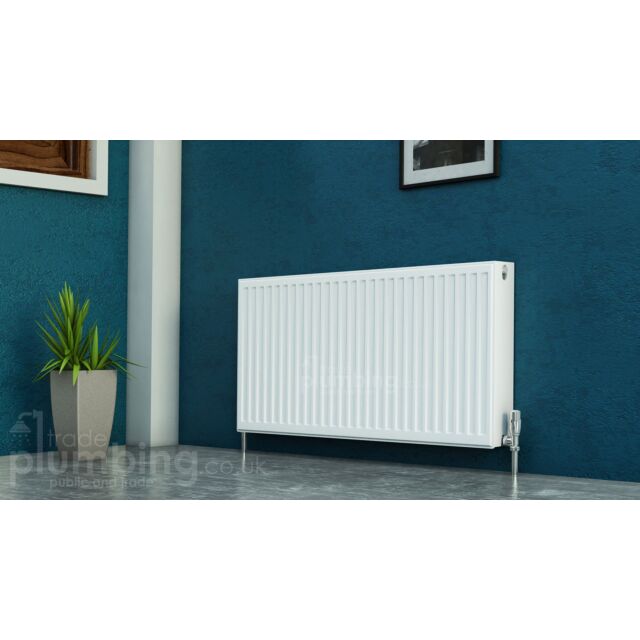 Alt Tag Template: Buy Kartell Kompact Type 21 Double Panel Single Convector Radiator 400mm H x 800mm W White by Kartell for only £90.00 in 2500 to 3000 BTUs Radiators, 400mm High Series at Main Website Store, Main Website. Shop Now