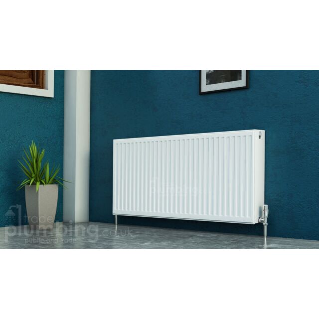 Alt Tag Template: Buy Kartell Kompact Type 21 Double Panel Single Convector Radiator 400mm H x 900mm W White by Kartell for only £96.11 in 3000 to 3500 BTUs Radiators, 400mm High Series at Main Website Store, Main Website. Shop Now
