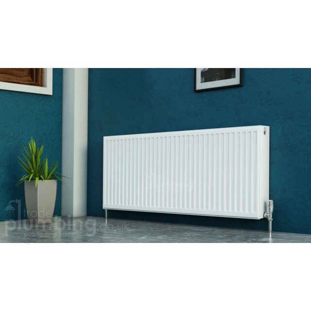Alt Tag Template: Buy Kartell Kompact Type 21 Double Panel Single Convector Radiator 400mm H x 1000mm W White by Kartell for only £102.21 in 3000 to 3500 BTUs Radiators, 400mm High Series at Main Website Store, Main Website. Shop Now