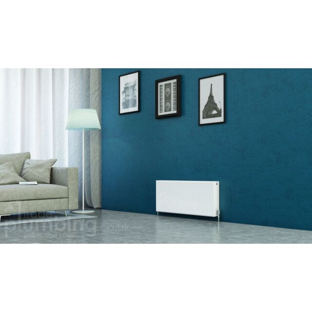 Alt Tag Template: Buy Kartell Kompact Type 21 Double Panel Single Convector Radiator 400mm H x 1100mm W White by Kartell for only £101.10 in 3500 to 4000 BTUs Radiators, 400mm High Series at Main Website Store, Main Website. Shop Now