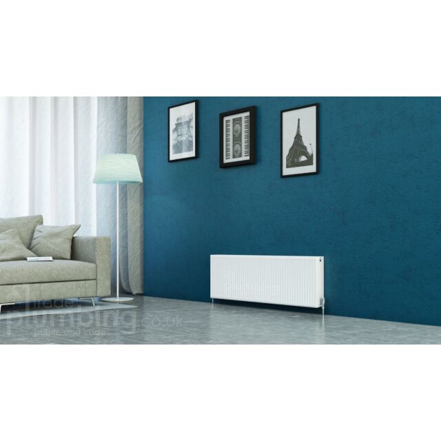 Alt Tag Template: Buy Kartell Kompact Type 21 Double Panel Single Convector Radiator 400mm H x 1400mm W White by Kartell for only £118.20 in 4500 to 5000 BTUs Radiators, 400mm High Series at Main Website Store, Main Website. Shop Now