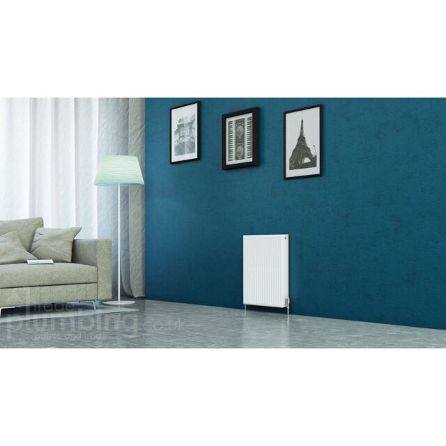 Alt Tag Template: Buy Kartell Kompact Type 21 Double Panel Single Convector Radiator 600mm H x 500mm W White by Kartell for only £83.05 in Autumn Sale, January Sale, 600mm High Series at Main Website Store, Main Website. Shop Now