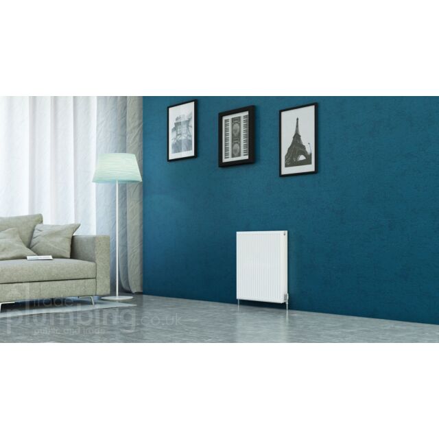 Alt Tag Template: Buy Kartell Kompact Type 21 Double Panel Single Convector Radiator 600mm H x 600mm W White by Kartell for only £91.43 in Autumn Sale, January Sale, 600mm High Series at Main Website Store, Main Website. Shop Now