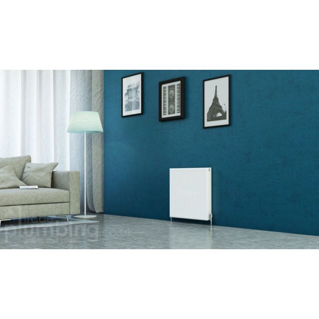 Alt Tag Template: Buy Kartell Kompact Type 21 Double Panel Single Convector Radiator 600mm H x 700mm W White by Kartell for only £99.80 in Autumn Sale, January Sale, Radiators, Panel Radiators, Double Panel Single Convector Radiators Type 21, 600mm High Series at Main Website Store, Main Website. Shop Now