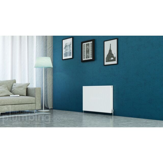 Alt Tag Template: Buy Kartell Kompact Type 21 Double Panel Single Convector Radiator 600mm H x 1000mm W White by Kartell for only £124.94 in Autumn Sale, January Sale, 600mm High Series at Main Website Store, Main Website. Shop Now